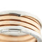 Bague Bulgari B.Zero1 - Bague homme trois bandes en or blanc et or rose 58 Facettes 38826