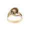 Bague 54 Bague contrariée en or rose 18 ct avec diamants 58 Facettes 38660