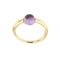 Bague Bague - Améthyste cabochon en or jaune 18 kt 58 Facettes 38224