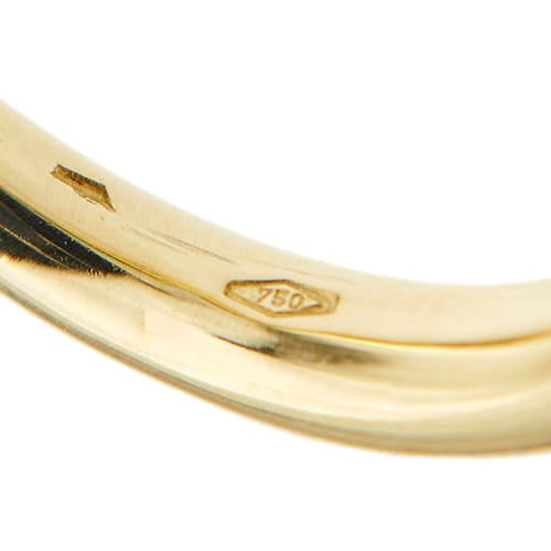 Bague Bague - Améthyste cabochon en or jaune 18 kt 58 Facettes 38224