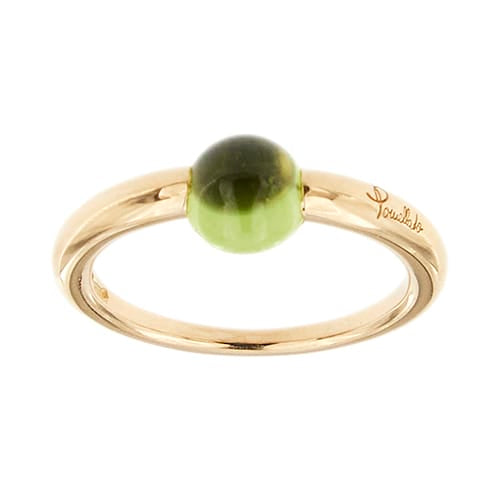 Bague 52 Pomellato M'ama non M'ama - Bague en or rose 18 ct avec olivine 58 Facettes 38226