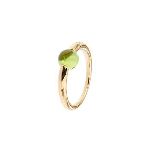 Bague 52 Pomellato M'ama non M'ama - Bague en or rose 18 ct avec olivine 58 Facettes 38226