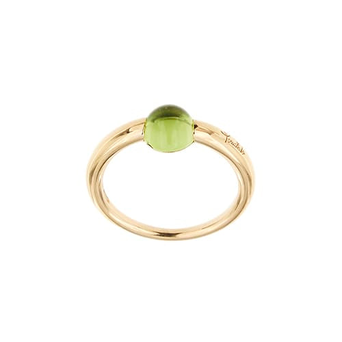 Bague 52 Pomellato M'ama non M'ama - Bague en or rose 18 ct avec olivine 58 Facettes 38226