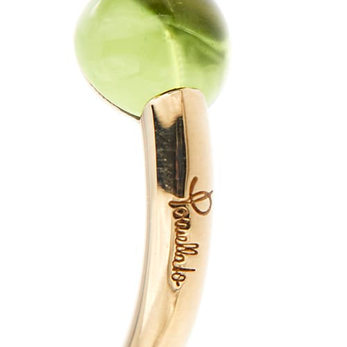 Bague 52 Pomellato M'ama non M'ama - Bague en or rose 18 ct avec olivine 58 Facettes 38226
