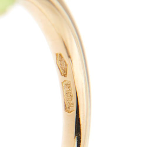 Bague 52 Pomellato M'ama non M'ama - Bague en or rose 18 ct avec olivine 58 Facettes 38226