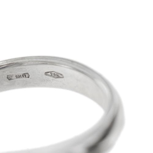 Bague Annamaria Cammilli Calla - Bague fleur en or blanc et or jaune, saphirs jaunes 58 Facettes 29248
