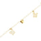 Bracelet Bracelet à papillons en or jaune 18 ct 58 Facettes 22316