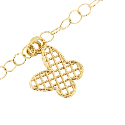 Bracelet Bracelet à papillons en or jaune 18 ct 58 Facettes 22316