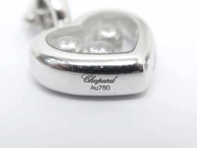Collier Chopard Happy Diamonds Icons - Collier en or blanc 18k et diamants 58 Facettes 274050