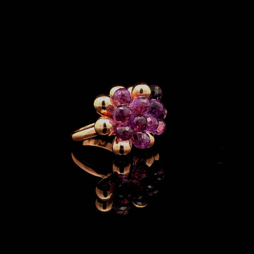 Bague 55 Marco Bicego - Bague cocktail en or rose 18k et améthystes 58 Facettes 60024100