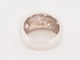 Bague 56 Bague jonc large en or blanc 18 carats et diamants taille ancienne 58 Facettes 33711