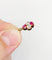 Pendentif Pendentif antique en or 14k avec diamants taille ancienne et rubis (circa 1920) 58 Facettes A06833