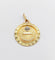 Pendentif Augis - Pendentif médaille d'amour 20 mm en or rose 18k et diamant 58 Facettes A06808