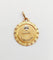 Pendentif Augis - Pendentif médaille d'amour 20 mm en or rose 18k et diamant 58 Facettes A06808