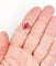 Bague 54 Bague Art nouveau en or 18k et platine, rubis cabochon et diamants 58 Facettes A06780