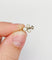 Pendentif Pendentif trèfle victorien en or rose 14k, perles et diamants taille rose 58 Facettes A06882