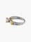 Bague 56 Solitaire - Bague en or jaune et or blanc diamants 58 Facettes BO/150024