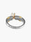 Bague 56 Solitaire - Bague en or jaune et or blanc diamants 58 Facettes BO/150024