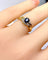 Bague 48 Bague en or 18 carats avec saphir et diamants 58 Facettes AB705