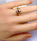 Bague 50 Bague en or jaune 18 carats rubis et diamants 58 Facettes AB706