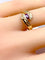 Bague 50 Bague en or jaune 18 carats rubis et diamants 58 Facettes AB706