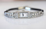 Montre Longines Art Déco - Montre en platine et diamants 58 Facettes LON-500