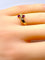 Bague 50 Bague toi et moi en or jaune 18 carats, rubis et diamants 58 Facettes AB707