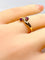 Bague 50 Bague toi et moi en or jaune 18 carats, rubis et diamants 58 Facettes AB707