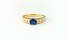 Bague 53 Bague saphir et diamants en or jaune 18K 58 Facettes BAG.SAPH.2129.3