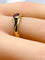 Bague 51 Bague jonc en or jaune 18 carats avec améthyste 58 Facettes AB708