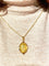 Pendentif Médaille Vierge Marie - Pendentif en or jaune 18 carats 58 Facettes AB709