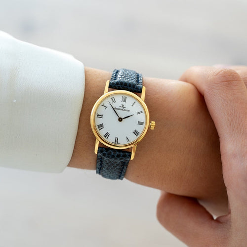 Montre Jaeger-LeCoultre - Montre Extra Thin SM en or jaune 18k, cadran ivoire romain 58 Facettes 1