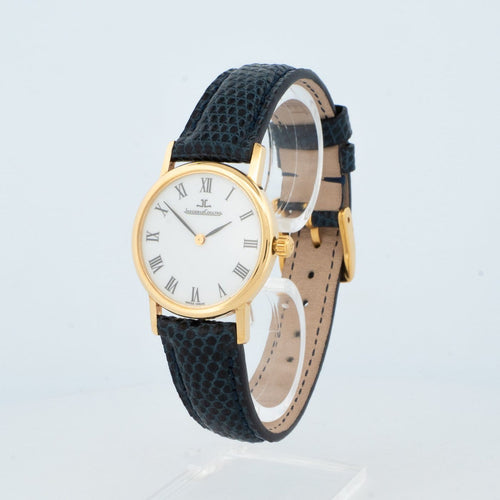 Montre Jaeger-LeCoultre - Montre Extra Thin SM en or jaune 18k, cadran ivoire romain 58 Facettes 1