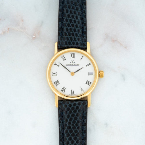 Montre Jaeger-LeCoultre - Montre Extra Thin SM en or jaune 18k, cadran ivoire romain 58 Facettes 1