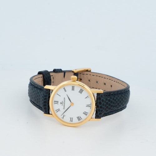 Montre Jaeger-LeCoultre - Montre Extra Thin SM en or jaune 18k, cadran ivoire romain 58 Facettes 1