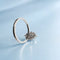Bague 53 Bague marquise vintage en or blanc 18K, émeraude et diamants 58 Facettes 1776