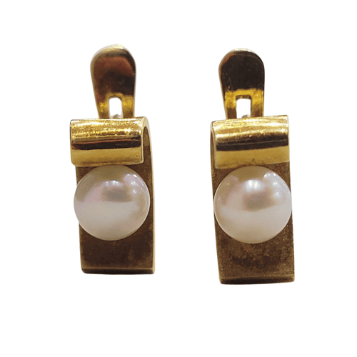 Boucles d'oreilles Boucles d'oreilles - Perles et or jaune 18 k 58 Facettes PE112