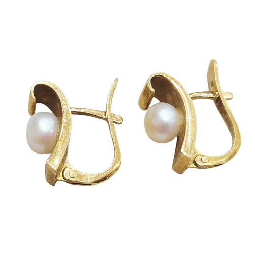 Boucles d'oreilles Boucles d'oreilles - Perles et or jaune 18 k 58 Facettes PE112