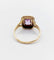 Bague 55.5 Bague Art déco en or 18k, améthyste et diamants taille rose 58 Facettes A06959