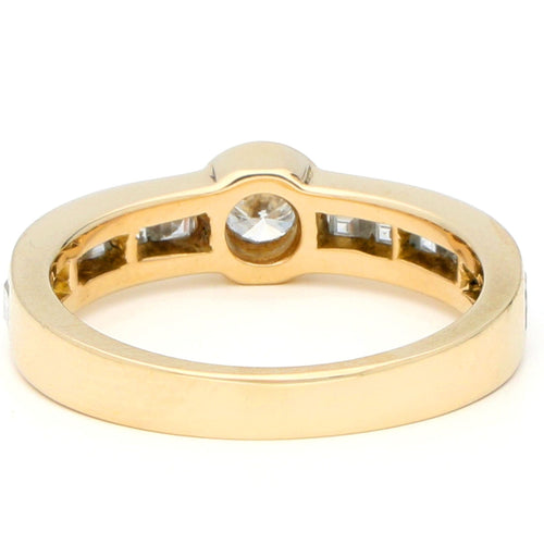 Bague 56 Bague vintage - Diamants en or jaune 14 carats 58 Facettes 4C5202B806DA4EB995575D36EFEE346E