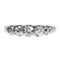 Bague 57 Bague rangée en platine 950 avec diamants taille ancienne 58 Facettes A48ADF07608B4FEFB7B72C399C777A12