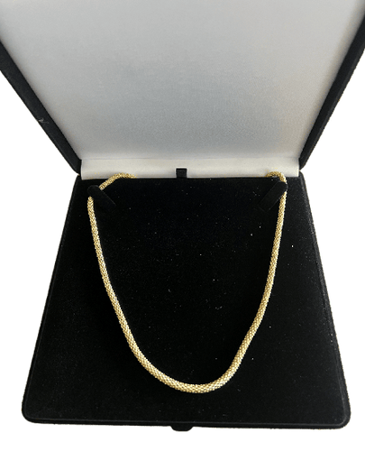 Collier Collier maille tubulaire en or jaune 18 carats 58 Facettes 42
