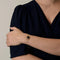 Bracelet Bracelet vintage en or jaune 18K et onyx 58 Facettes