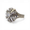 Bague 56 Bague jupe en platine et diamants 58 Facettes