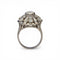 Bague 56 Bague jupe en platine et diamants 58 Facettes
