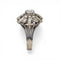 Bague 56 Bague jupe en platine et diamants 58 Facettes