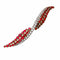Broche Broche barrette or jaune, platine, rubis et diamants. 58 Facettes 35485