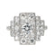 Bague 58.5 Bague Platine, Or blanc Diamant 58 Facettes 5075215CN