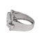 Bague 57 Bague Tank Or blanc Diamant 58 Facettes 4958634RV