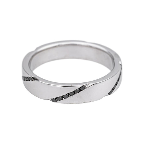 Bague 62 Bague Alliance Or blanc Diamant 58 Facettes 4948731CN